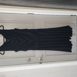 Jones New York Black Midi Dress Sz 16